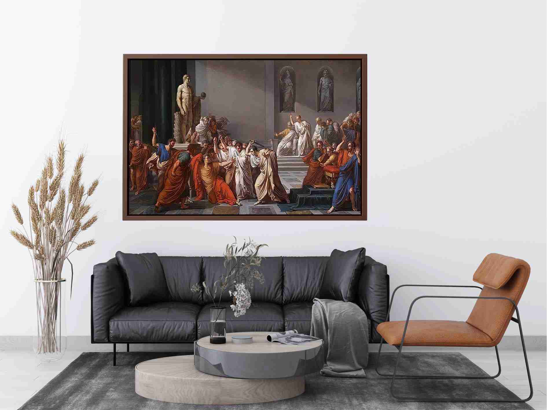 Death of Julius Caesar by VINCENZO CAMUCCINI Painting