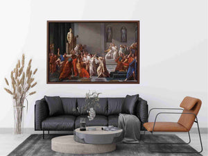Death of Julius Caesar by VINCENZO CAMUCCINI Painting