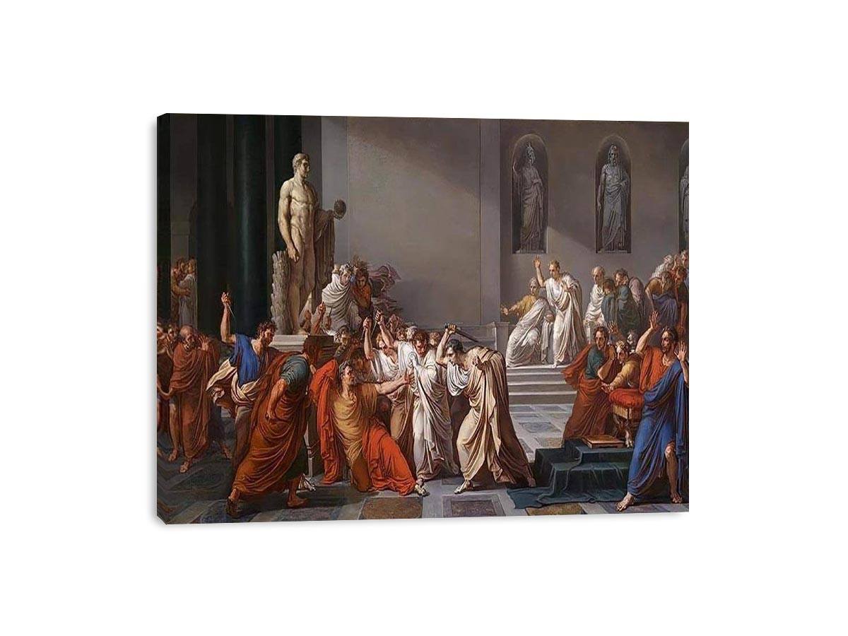 Death of Julius Caesar by VINCENZO CAMUCCINI Painting