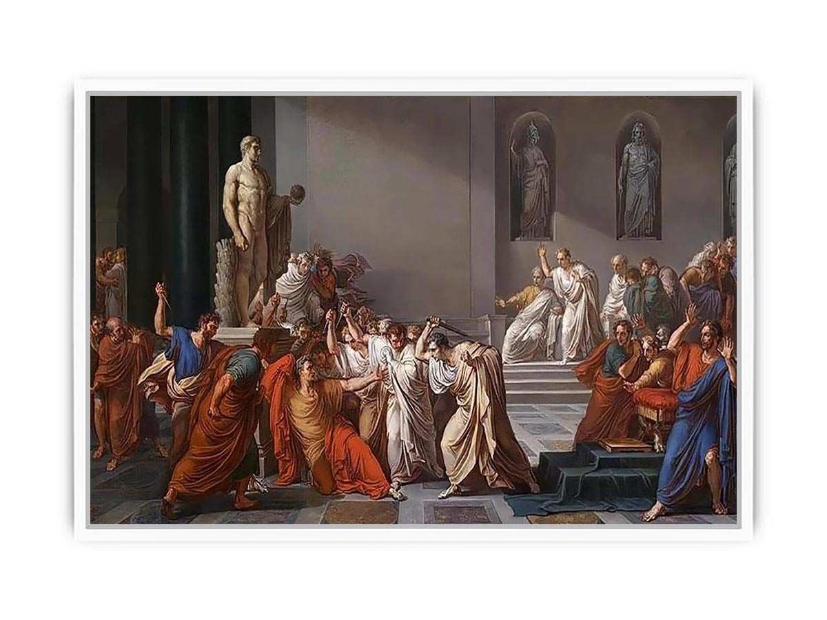 Death of Julius Caesar Framed Print