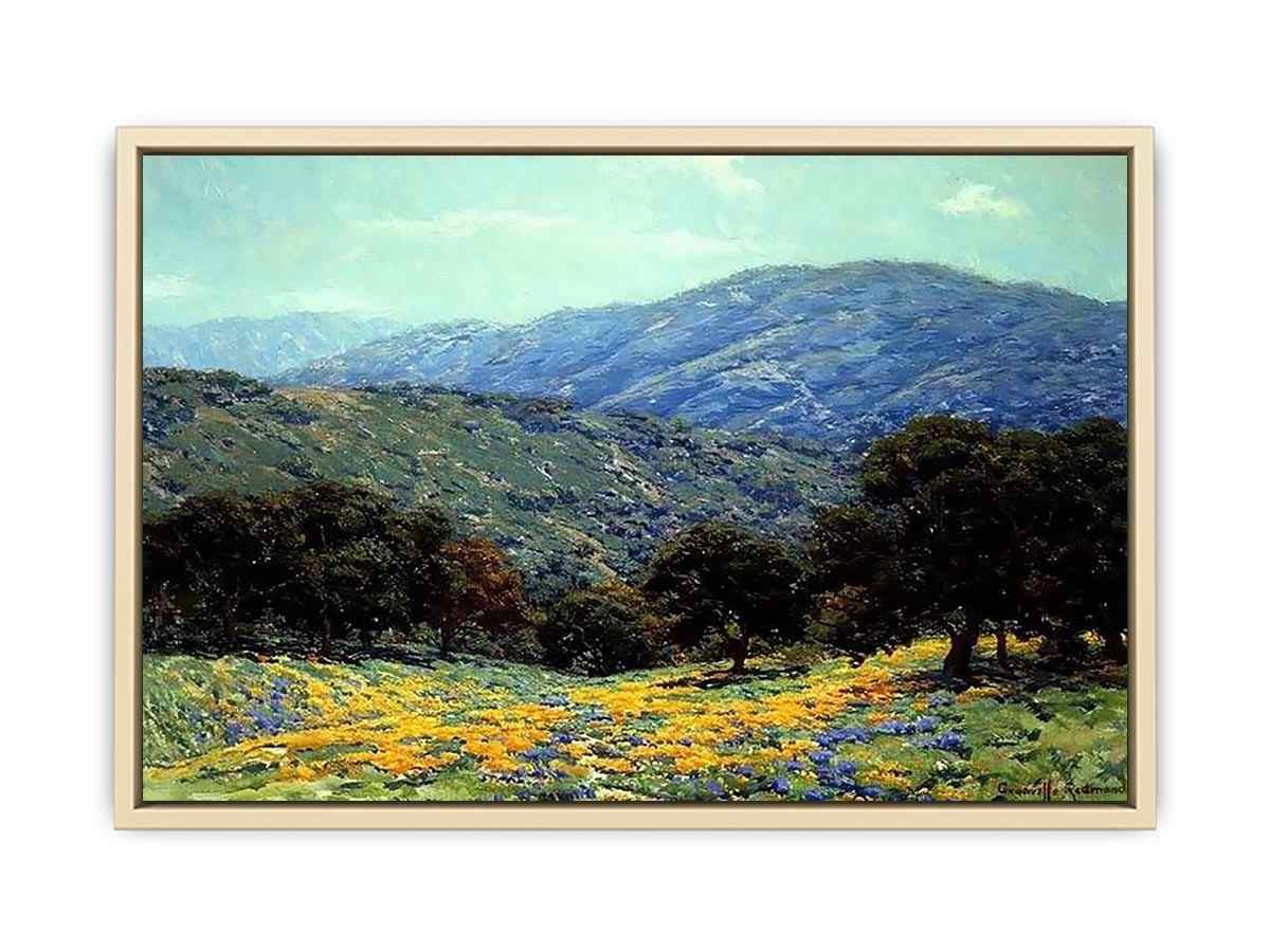 Flowers Under the Oaks  Art Print