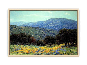 Flowers Under the Oaks  Art Print