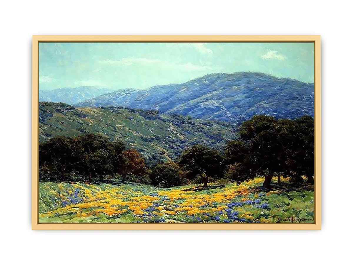 Flowers Under the Oaks Streched canvas