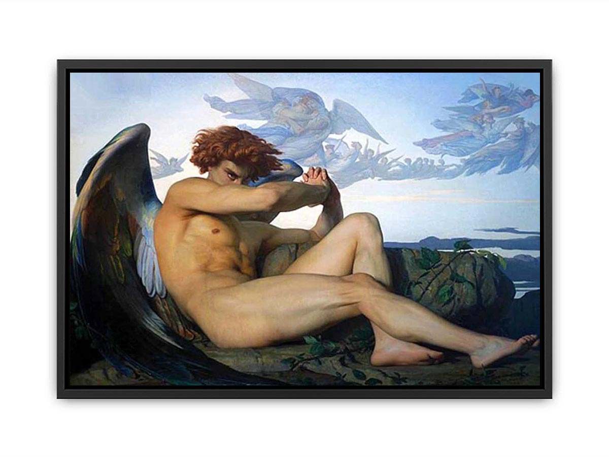 The Fallen Angel Painting Canvas Print