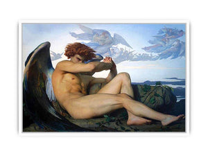 The Fallen Angel Painting Framed Print