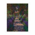 A Pathway in Monet's Garden in Giverny by Claude Monet