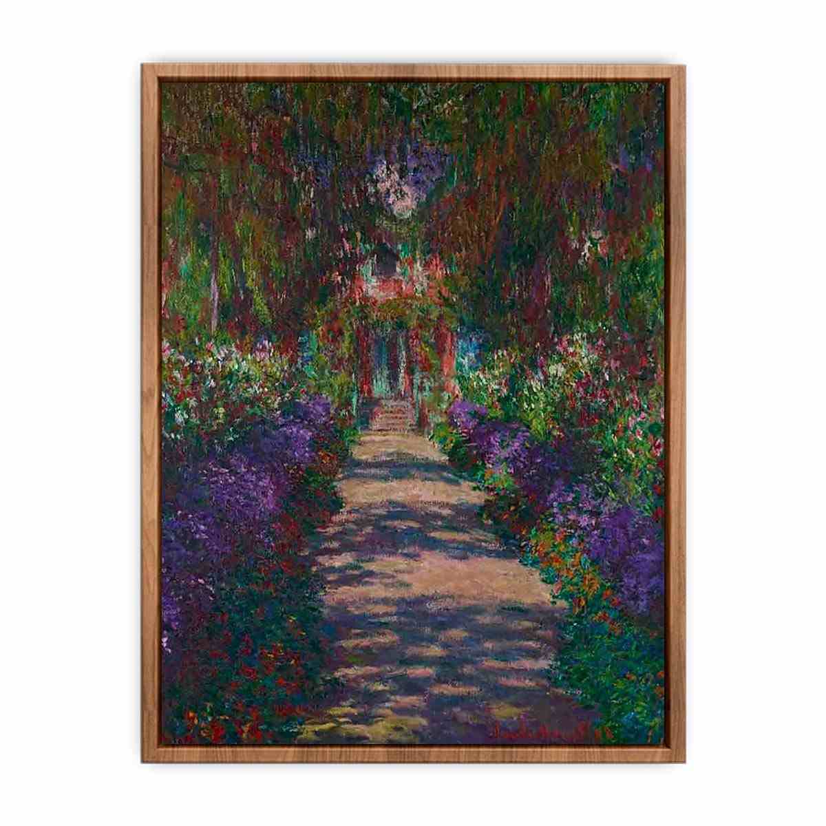 A Pathway in Monet's Garden in Giverny  Poster