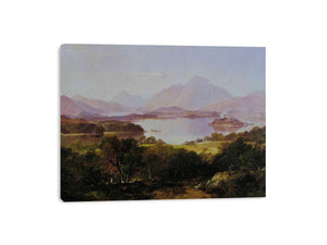 A View of Loch Lomond by Horatio McCulloch Painting 