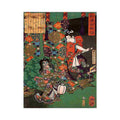 Masatsura Surprising a Fox Ghost by Yoshitoshi onogawa