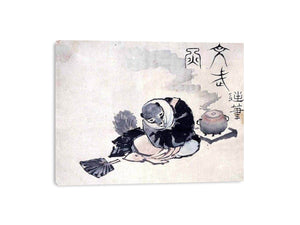 The Tea Kettle Raccoon by Yoshitoshi onogawa Painting 