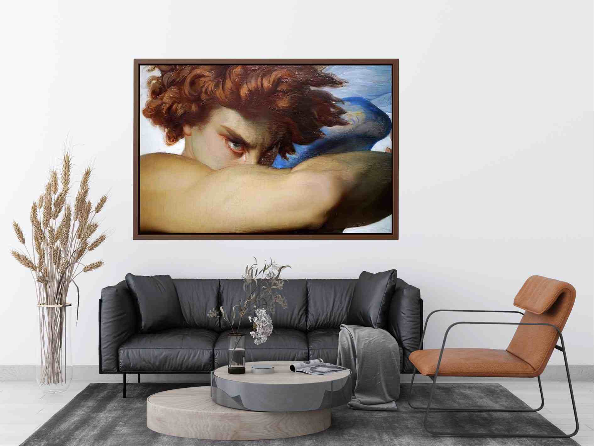 Fallen Angel Detailed by Alexandre Cabanel Painting 