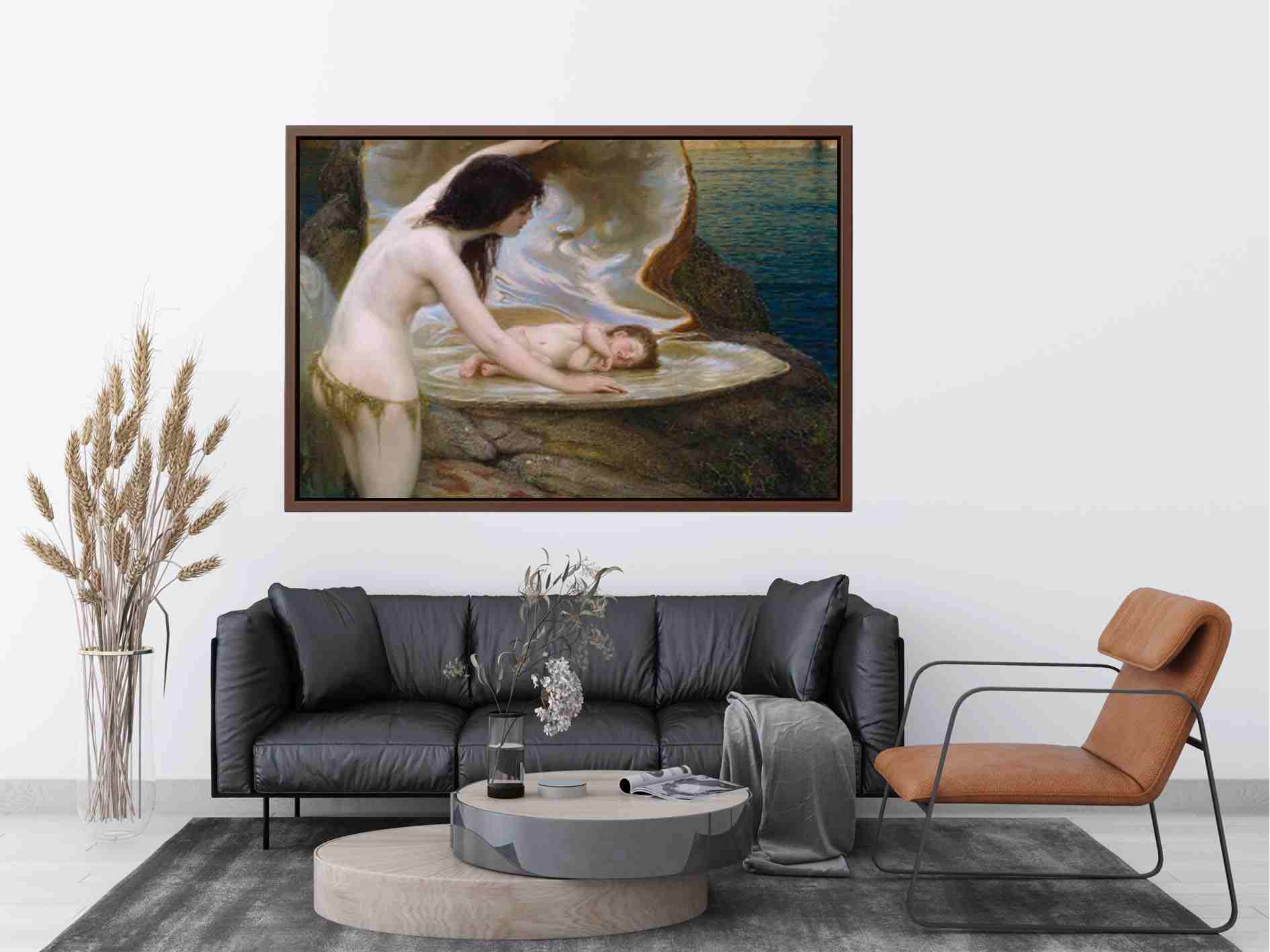 Water Baby by Herbert James Draper Painting 