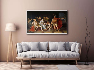 Hector Admonishes Paris  and Exhorts Him to Go to War by Tischbein Painting 