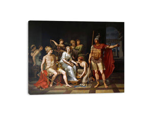 Hector Admonishes Paris  and Exhorts Him to Go to War by Tischbein Painting 