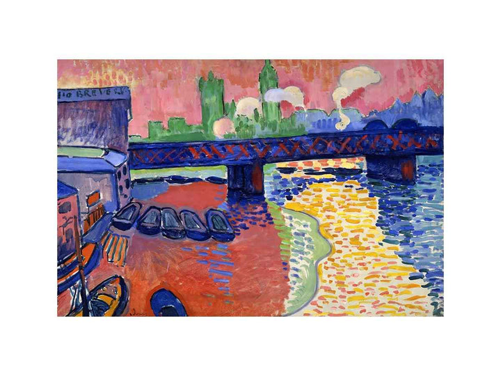 Charing Cross Bridge, London  by André Derain.