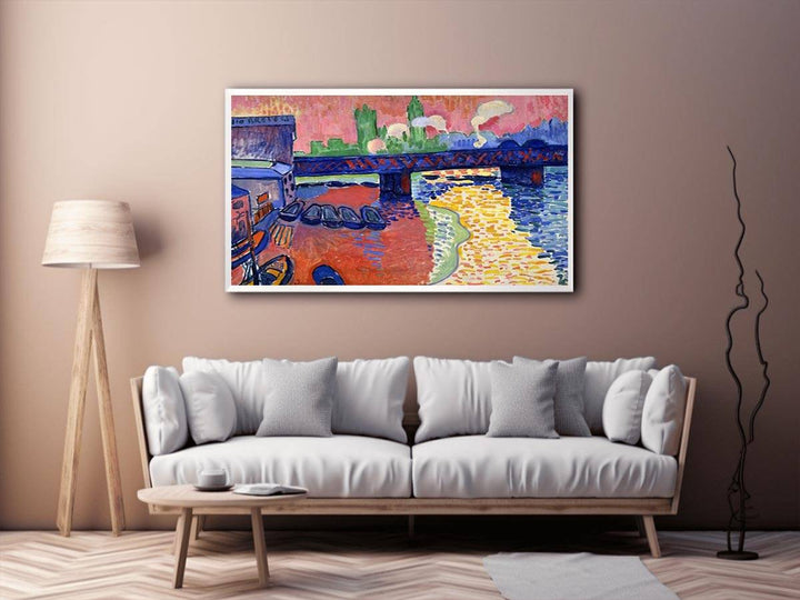 Charing Cross Bridge, London  by André Derain.  Painting