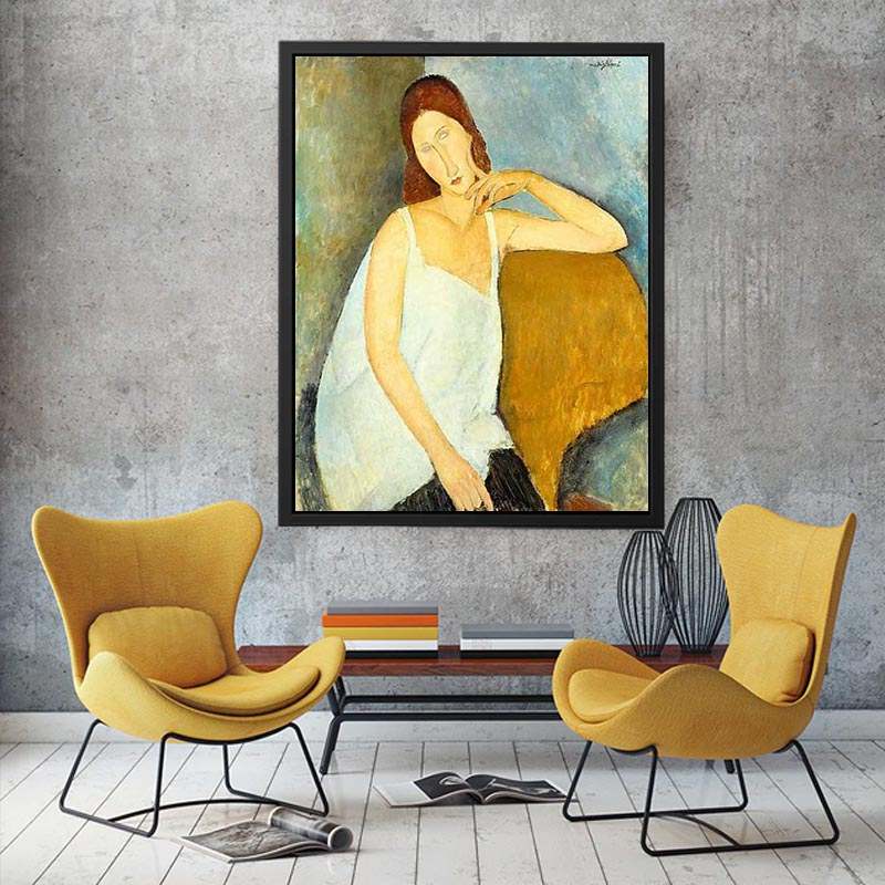 Jeanne Hébuterne by Amedeo Modigliani Painting 