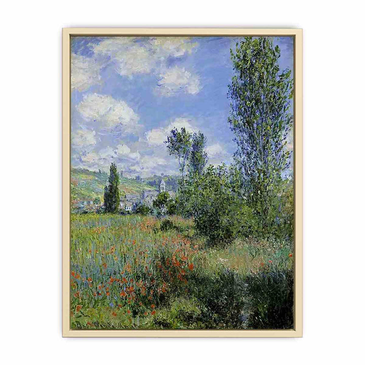 View of Vetheuil  Art Print