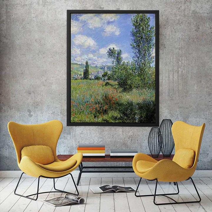 View of Vetheuil  Painting