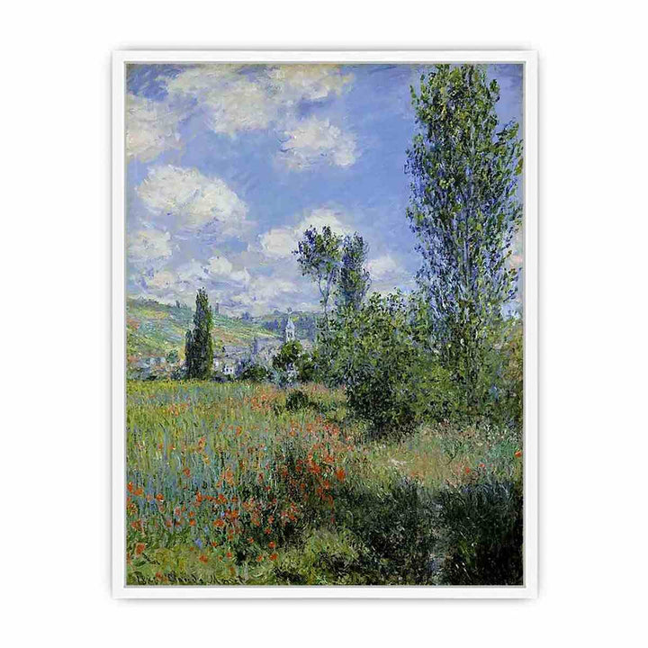 View of Vetheuil Framed Print