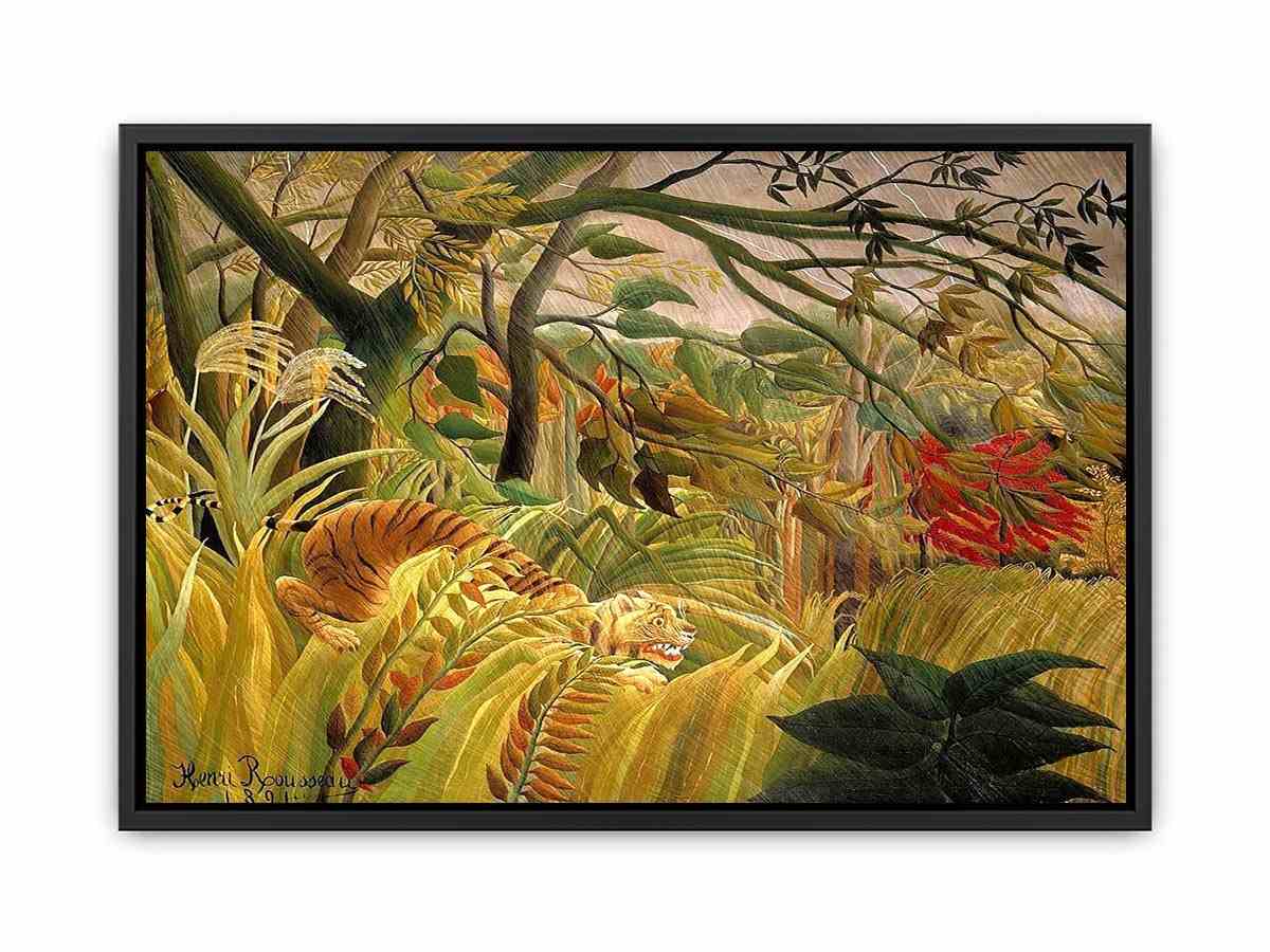 Tiger in a Tropical Storm by Henri Rousseau
