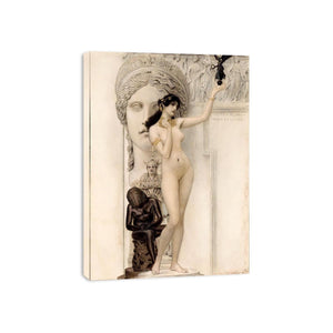 Allegory of Sculpture By Gustav Klimt