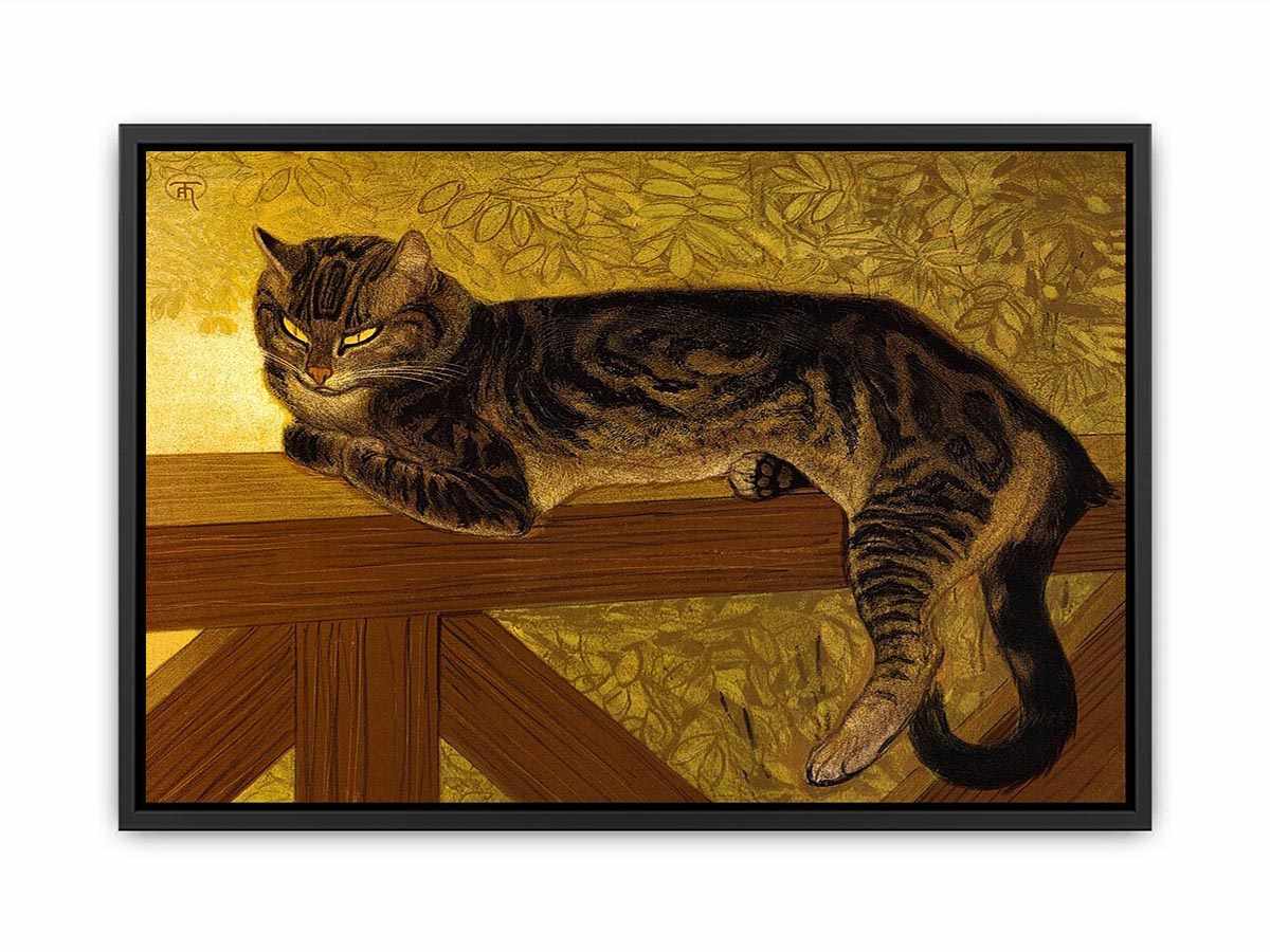 Summer Cat on a Balustrade By Steinlen