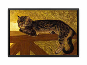 Summer Cat on a Balustrade By Steinlen