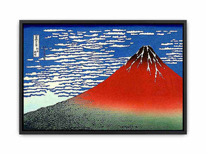 Red Fuji by Katsushika Hokusai