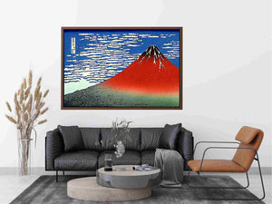 Red Fuji by Katsushika Hokusai