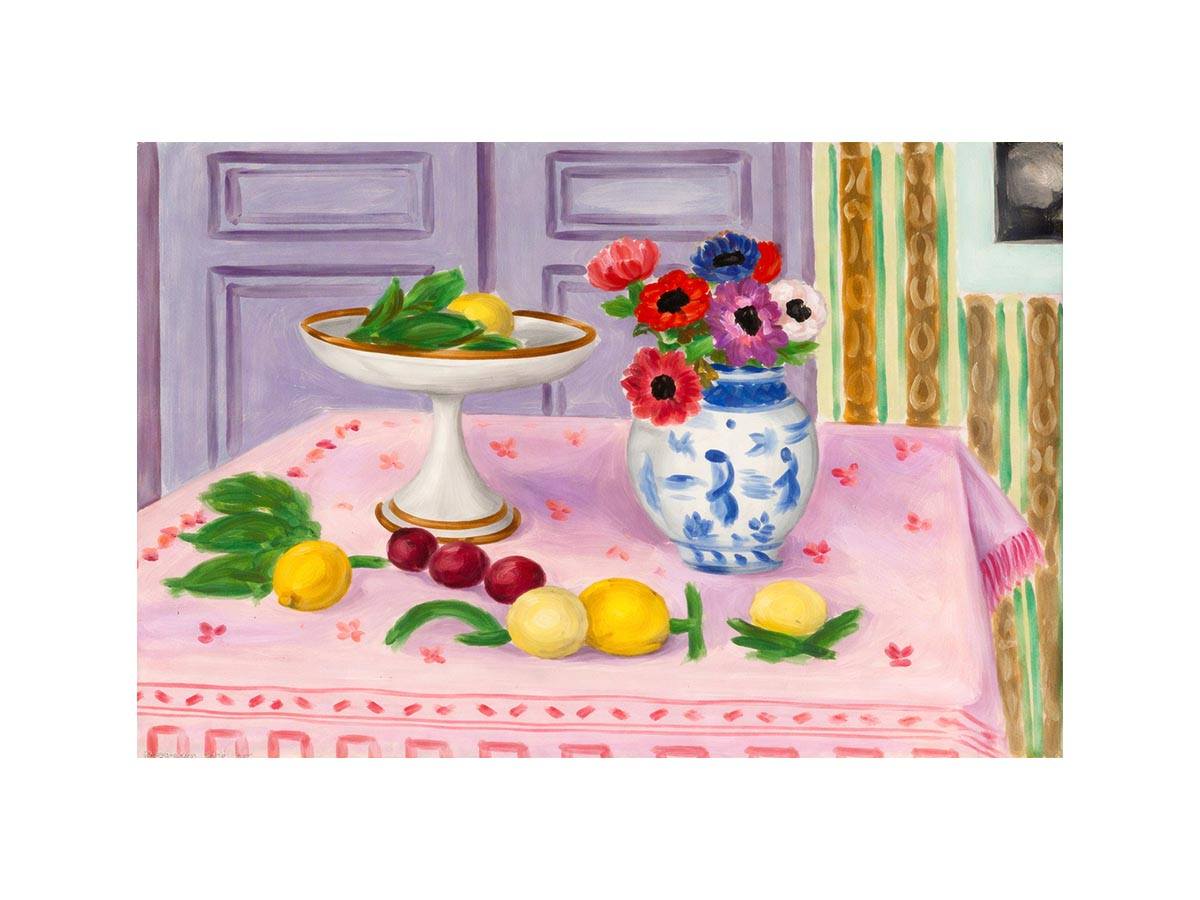 Pink Tablecloth by Henri Matisse