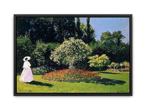 Woman In A Garden by Monet