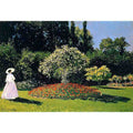 Woman In A Garden by Monet