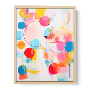 Abstract Mix Color Painting  Streched canvas