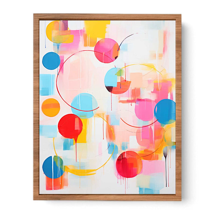 Abstract Mix Color Painting Poster
