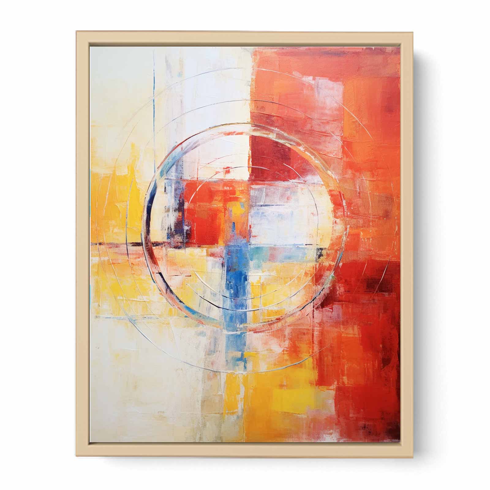 Abstract Painting  Mix Color  Streched canvas