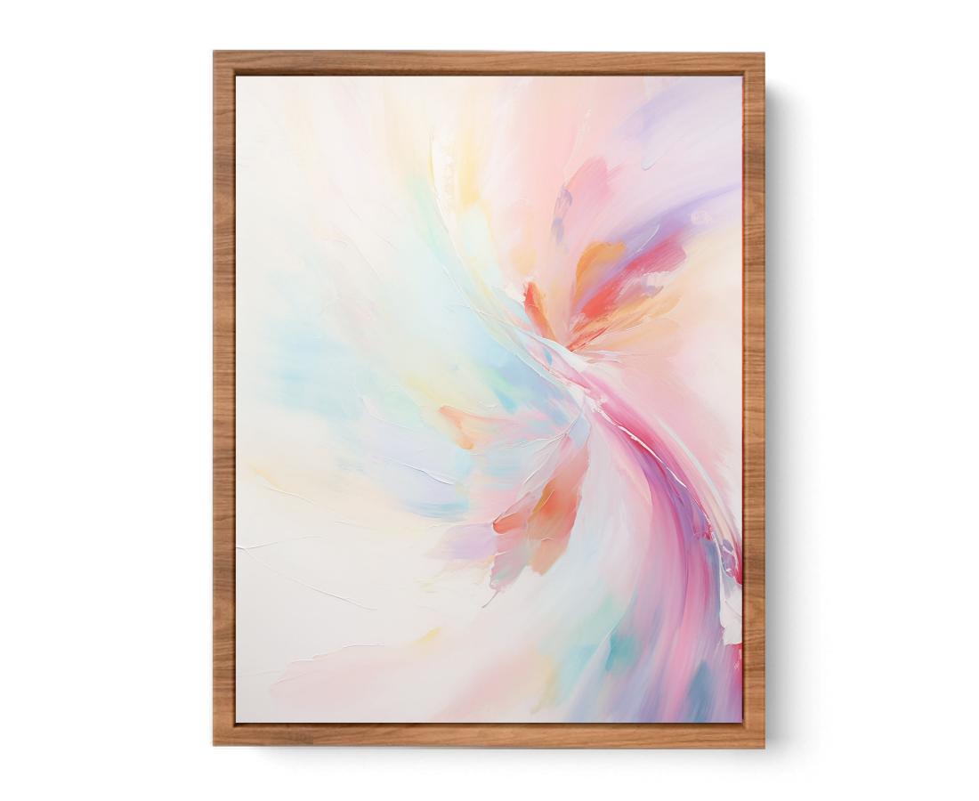 Light Color Abstract Painting Poster