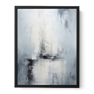 Grey Abstract Painting  Canvas Print