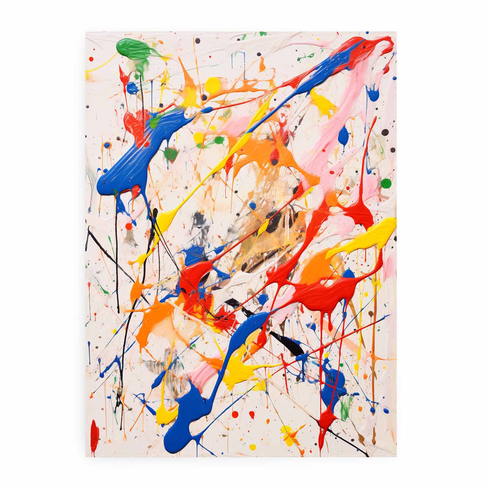 Multicolor Drip Painting