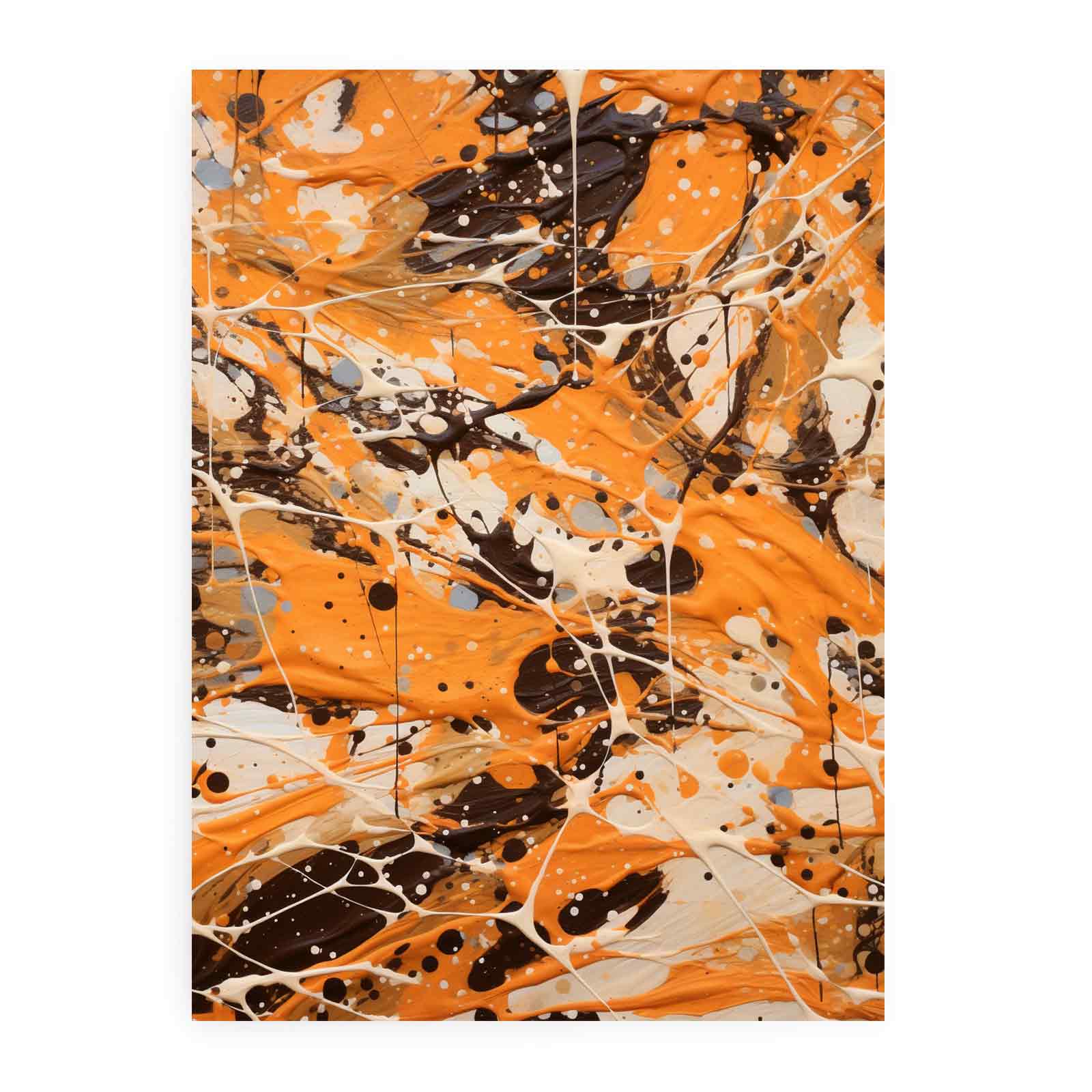 Brown  Drip  Painting