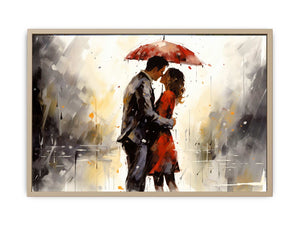 Red Couple Art Painting   Art Print