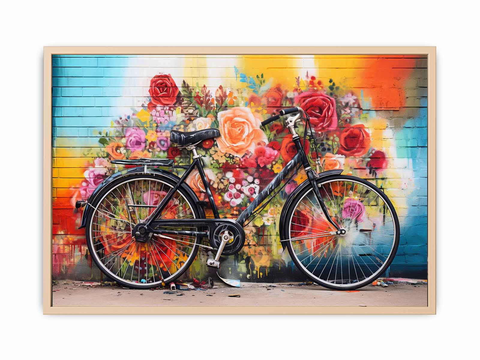 A Floral Journey  Streched canvas