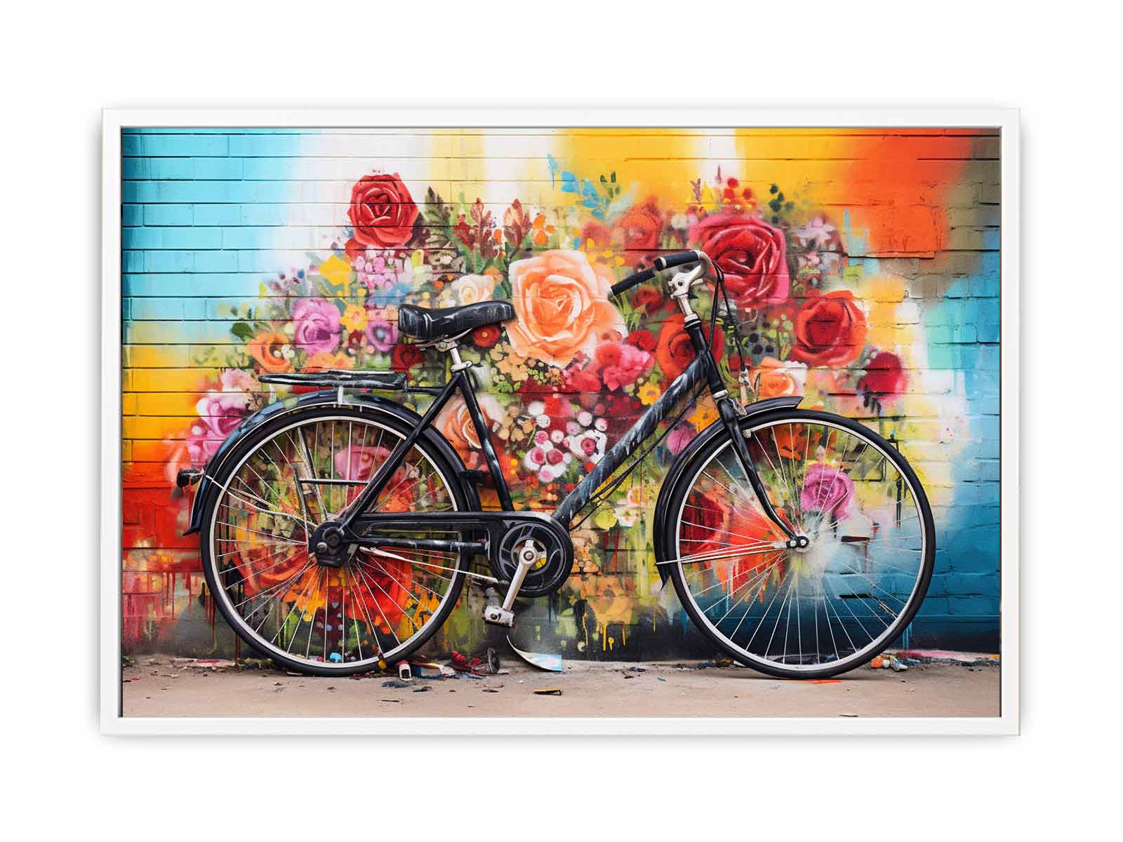 A Floral Journey Framed Print