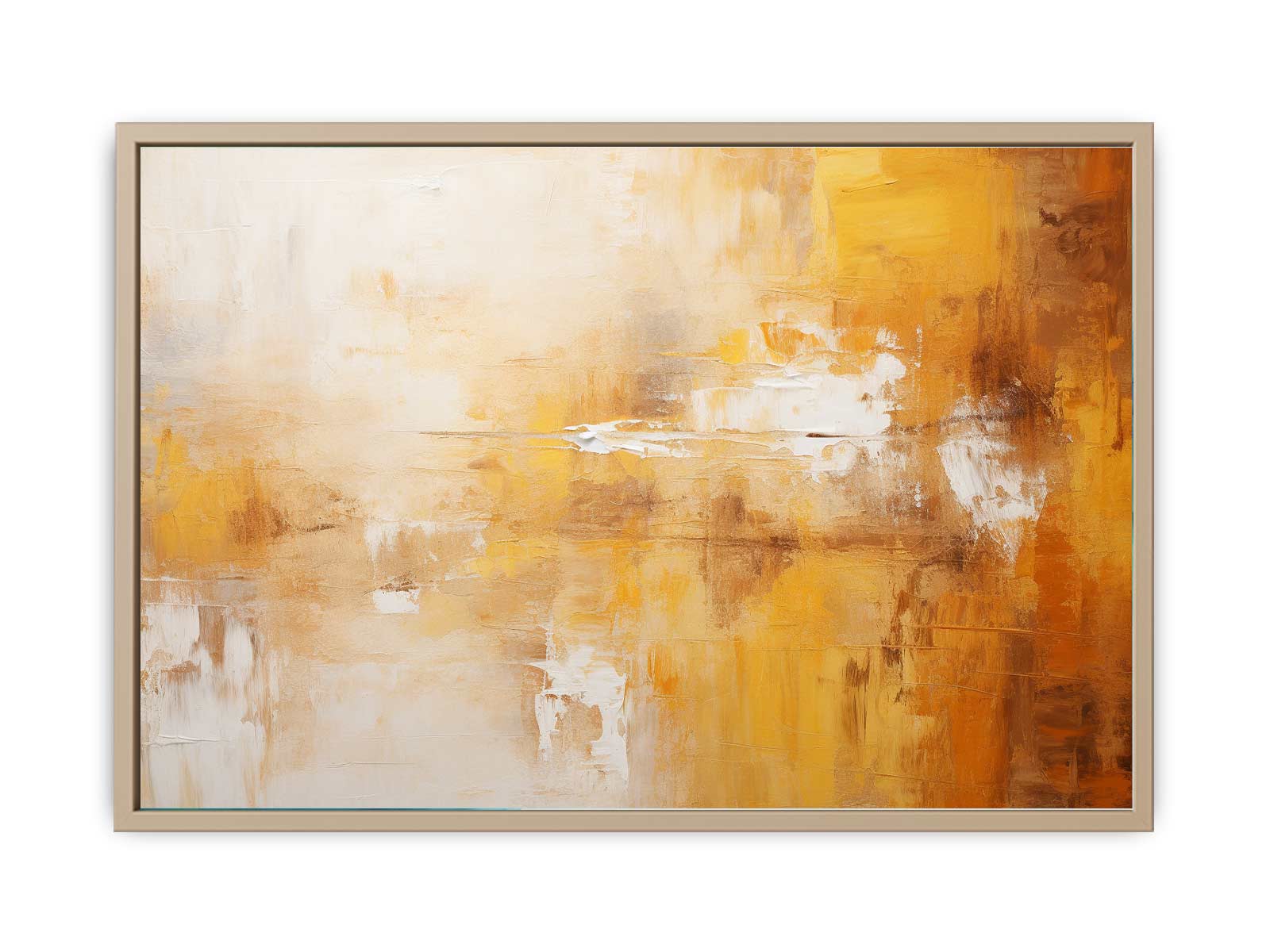 Abstract Brown Painting  Art Print