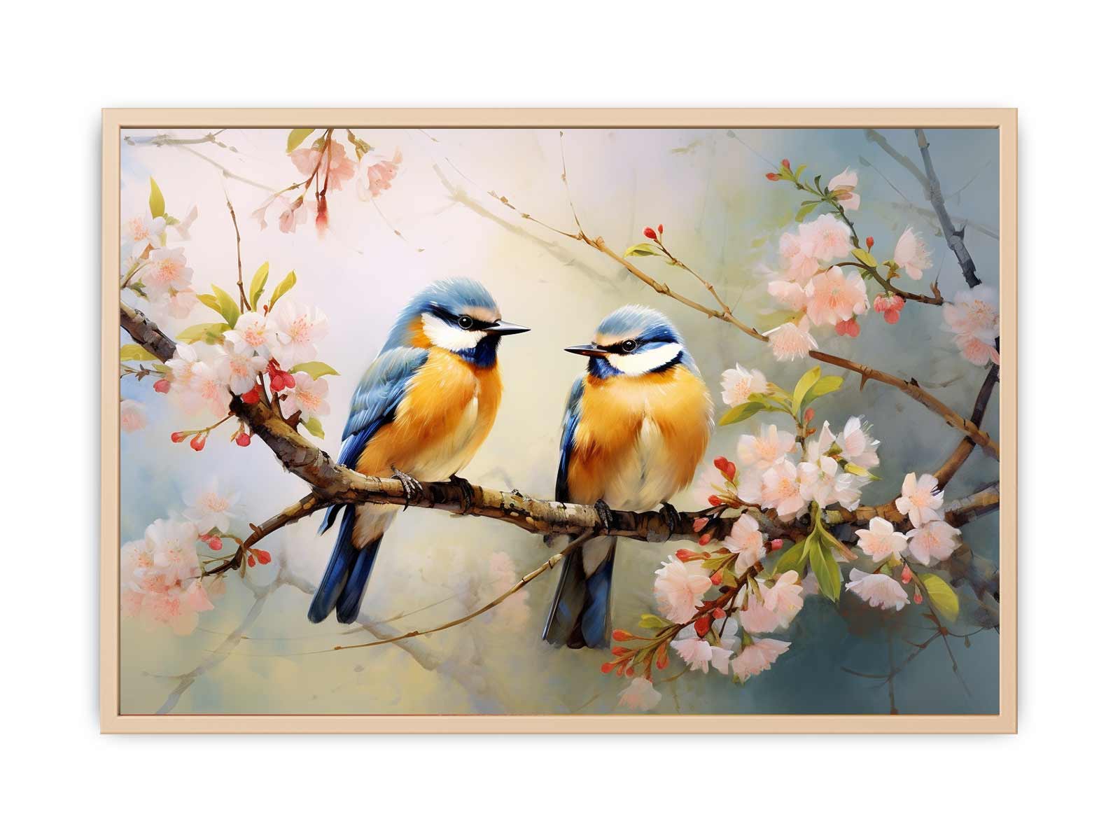 Bird Branches   Streched canvas