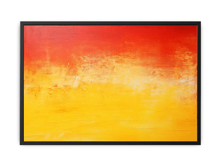 Red Yellow  Abstract  Canvas Print