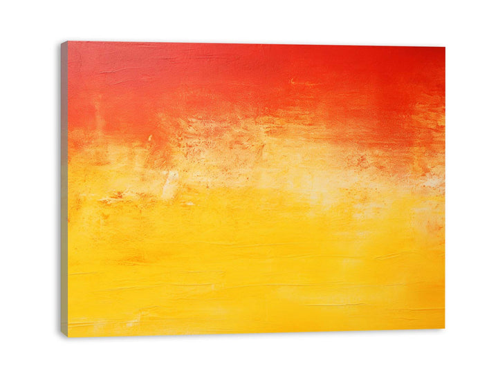 Red Yellow  Abstract Painting