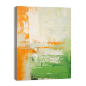 Green Brown Abstract II Painting