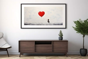 Girl wth Red Baloon, The Ascent of Joy Painting