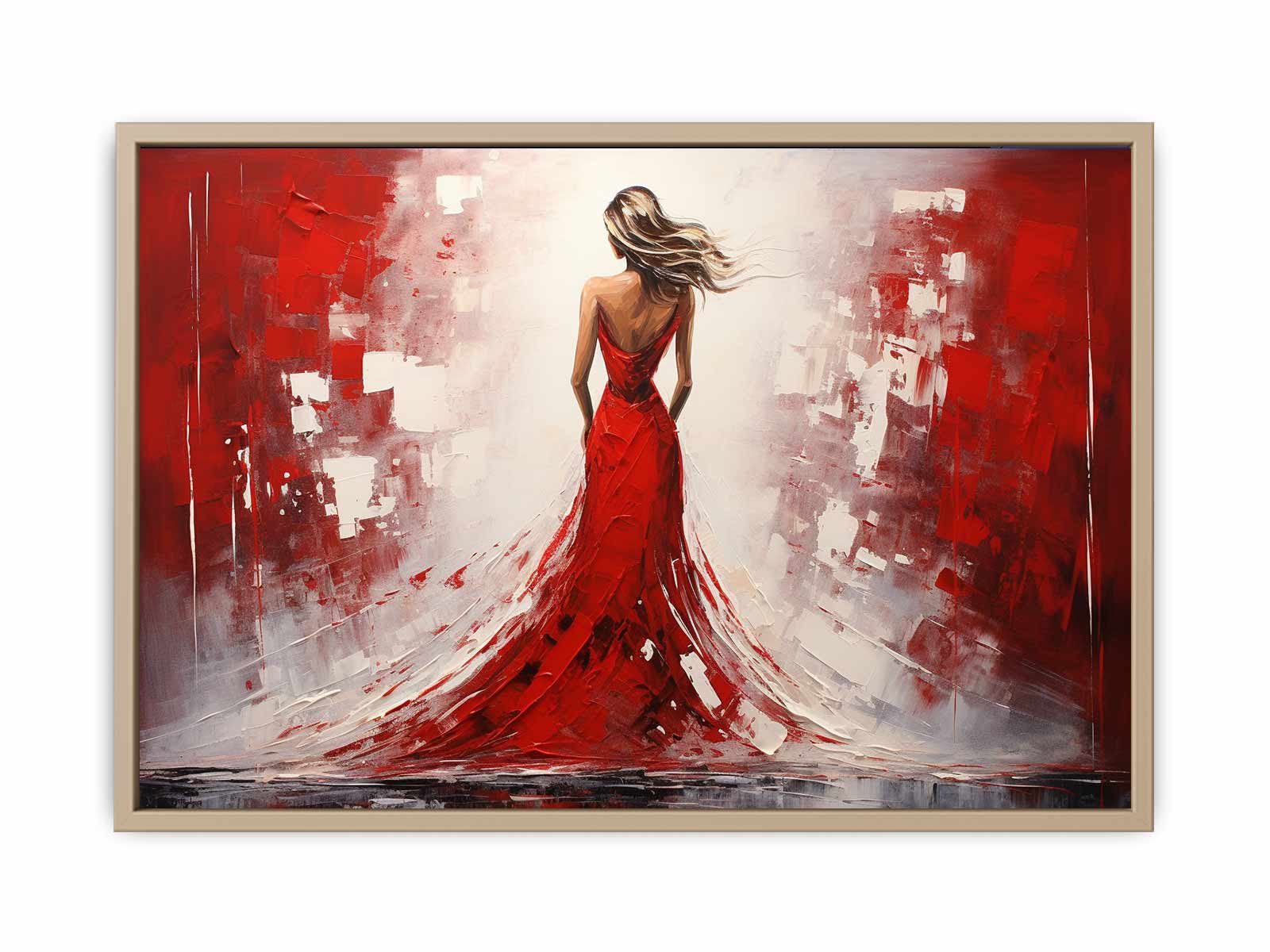 Crimson Aura  Art Print